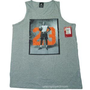 Nike Air Jordan Tank Top 23 Boys Youth Active Wear Sports Athletic Shirt Tee